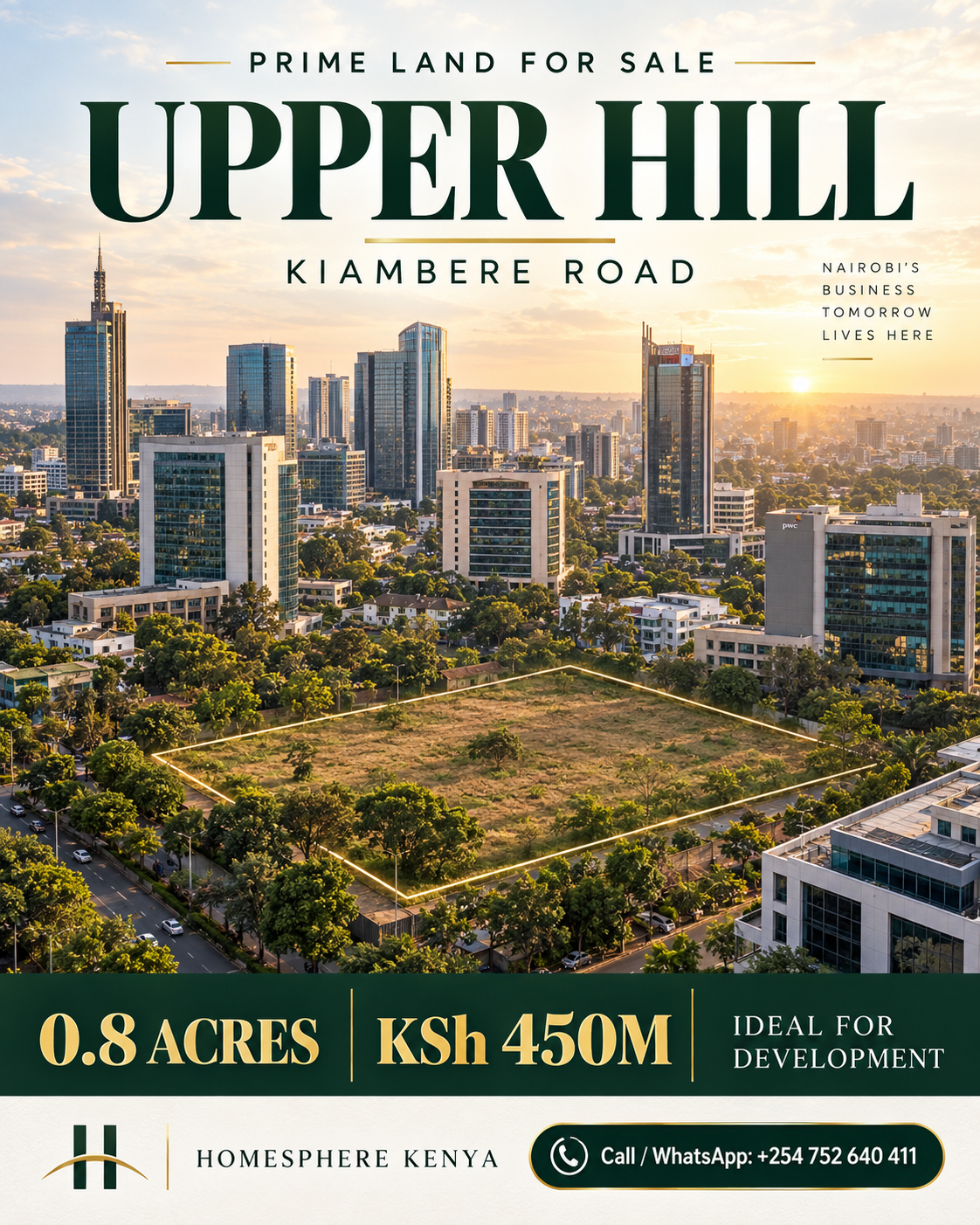 Land Prices Around Nairobi in 2026: What Land Costs